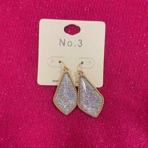 Glittery earrings